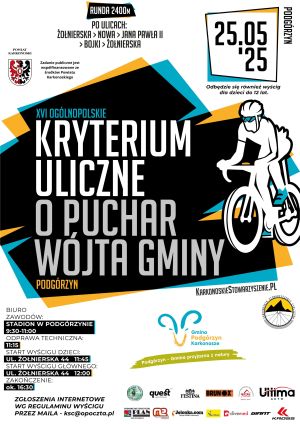 XVI  Ogólnopolskie Kryterium Uliczne o Puchar Wójta Gminy Podgórzyn w  kolarstwie szosowym